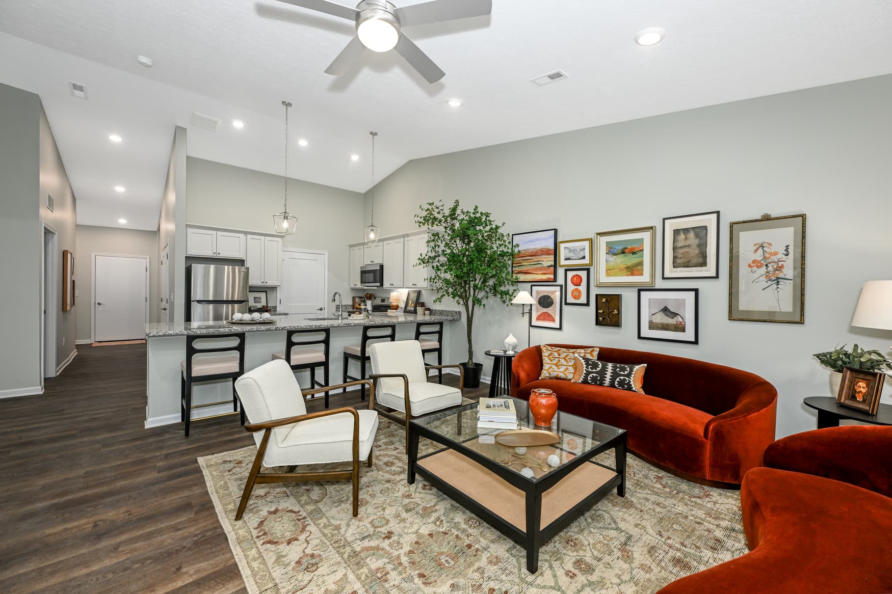 2BR Ranch great room photo