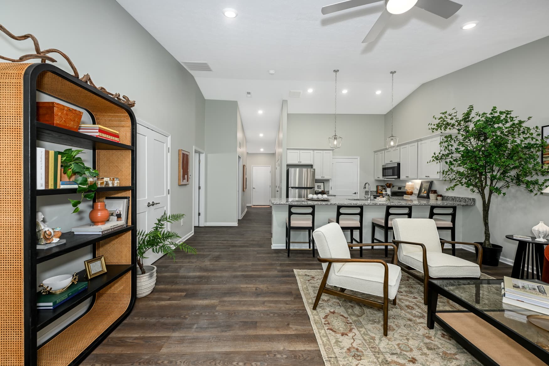 2BR Ranch open living area photo