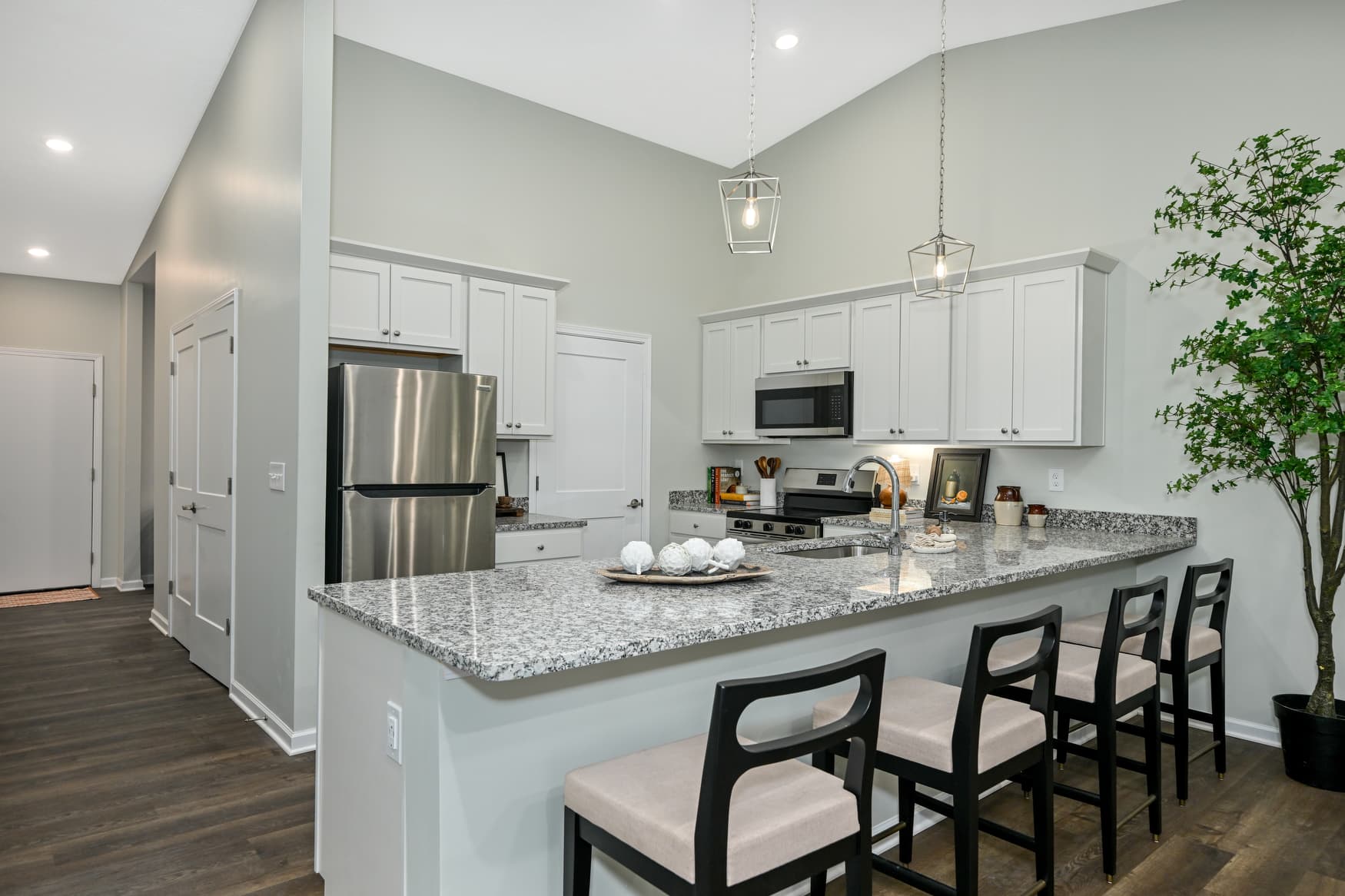 2BR Ranch kitchen island photo