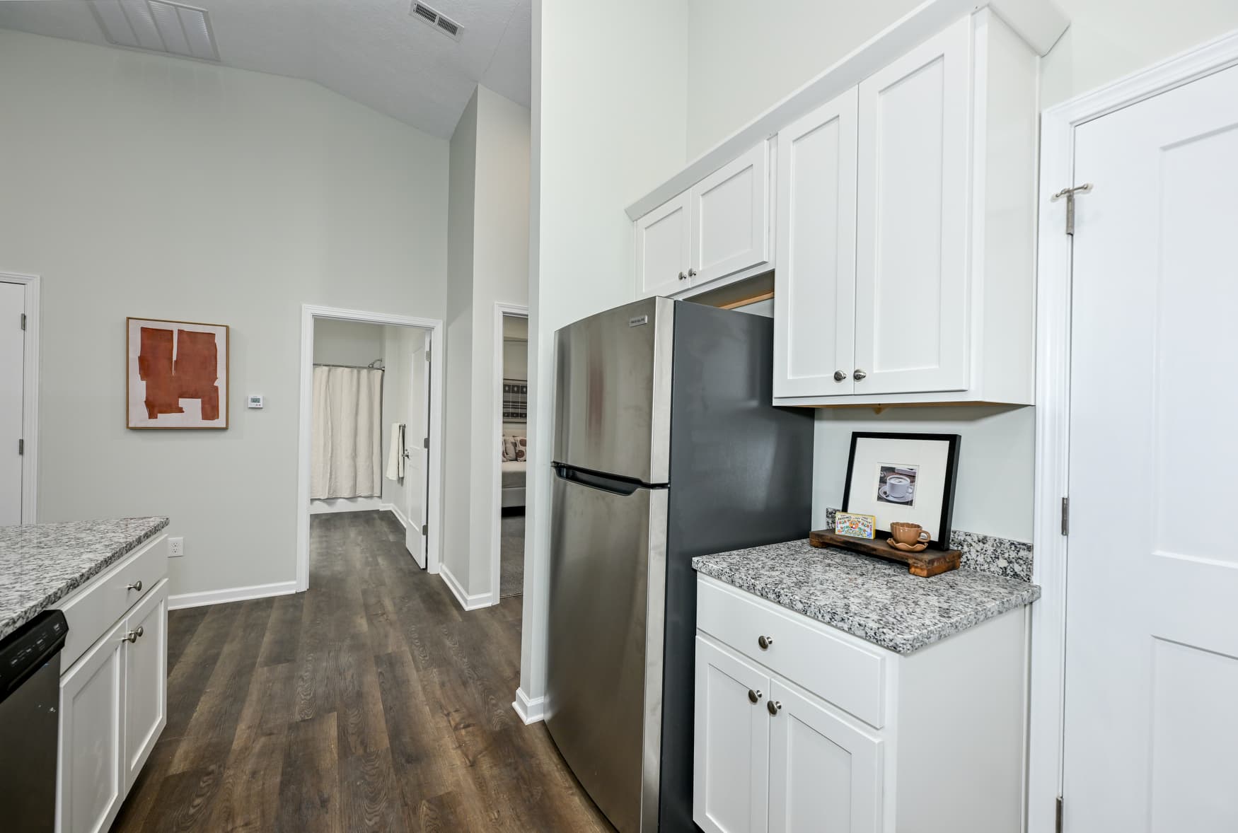 2BR Ranch kitchen hallway photo