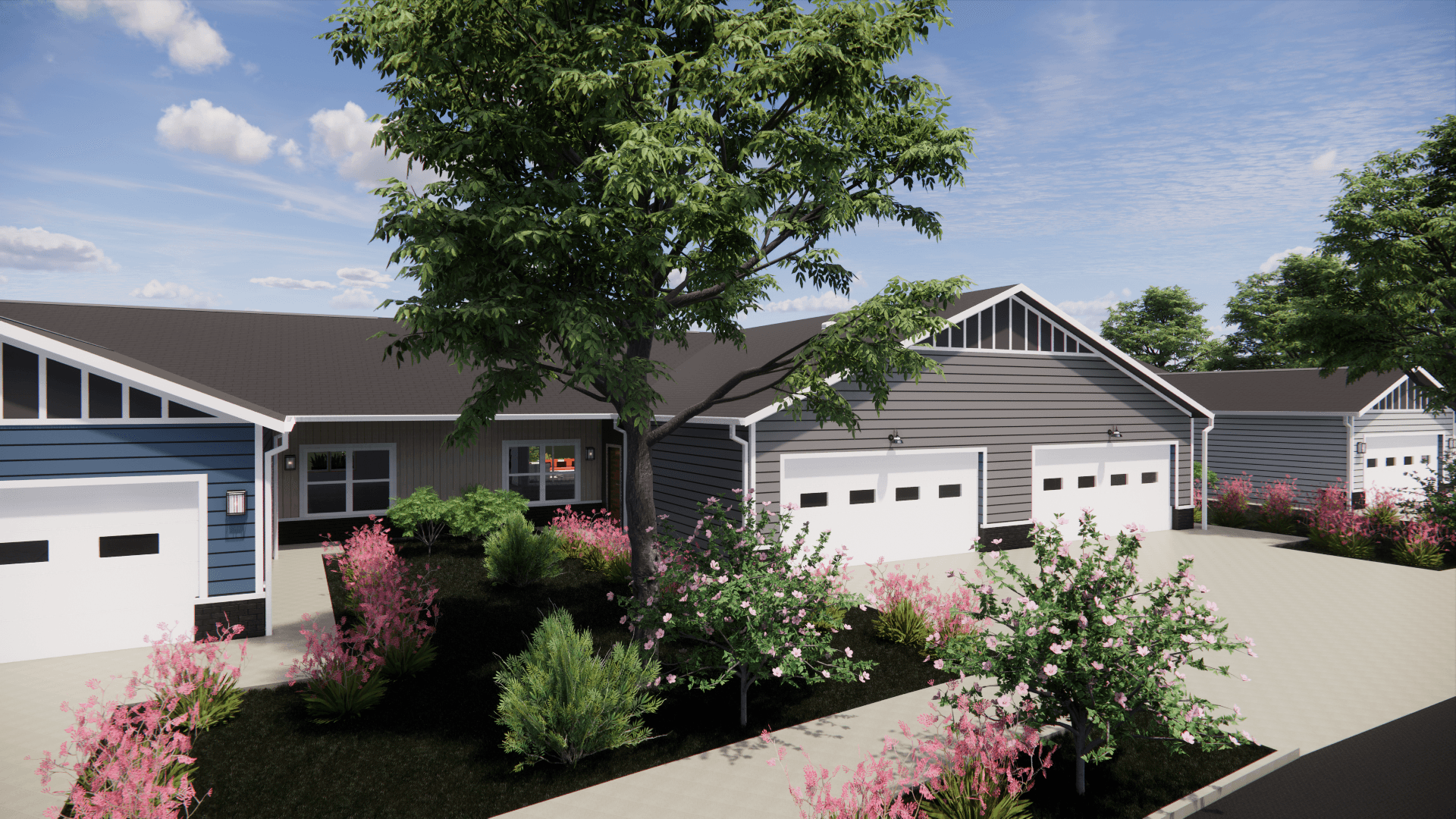 2BR Ranch Rendering - RANCH VIEW 3
